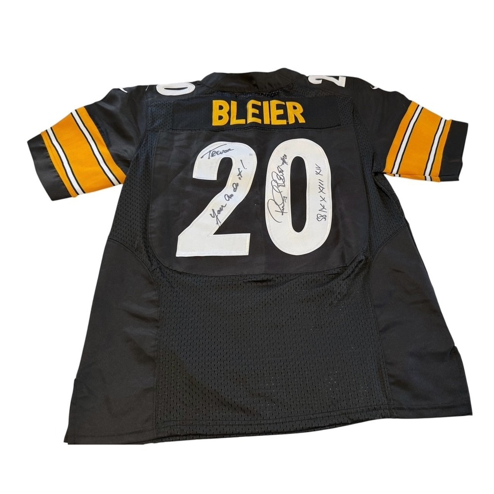 ROCKY BLEIER AUTOGRAPHED PITTSBURG STEELERS ON FIELD JERSEY 48